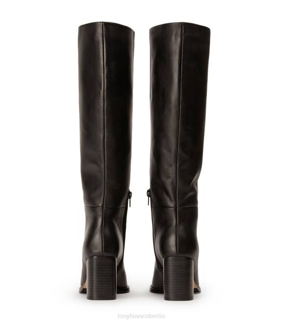 kniehohe Stiefel| de Tony Bianco Frauen Peppe-Kalbsstiefel schwarze Komo 4624416